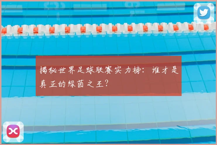 揭秘世界足球联赛实力榜：谁才是真正的绿茵之王？